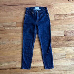 Everlane The High-Rise Skinny Jean (Ankle) in Dark Indigo - Size 25